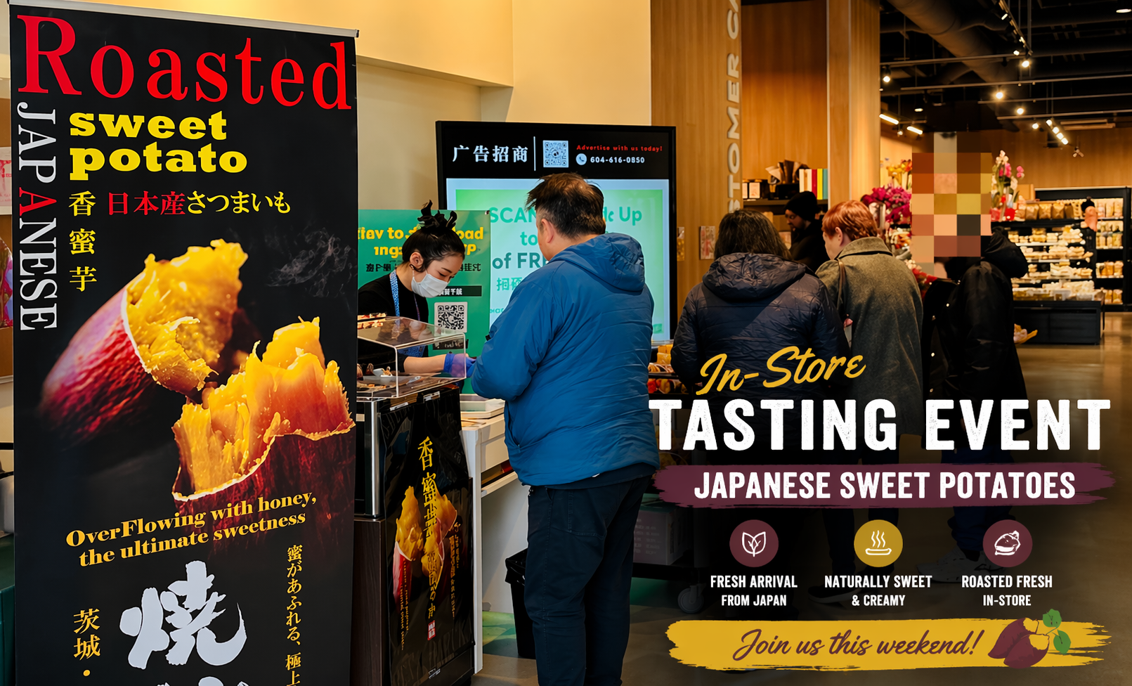 In-Store Tasting Event – Japanese Sweet Potatoes 🍠