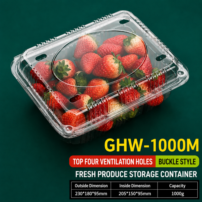 PET Clamshell Food Containers  400pcs/600pcs/Box