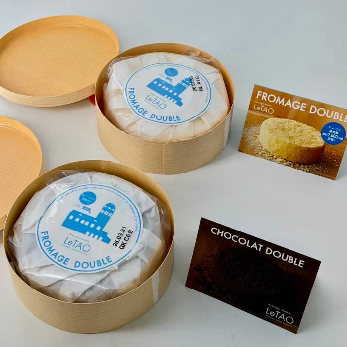 🇯🇵 LeTAO 北海道ドゥーブルチーズケーキコレクション – Fromage Double & Chocolate Double