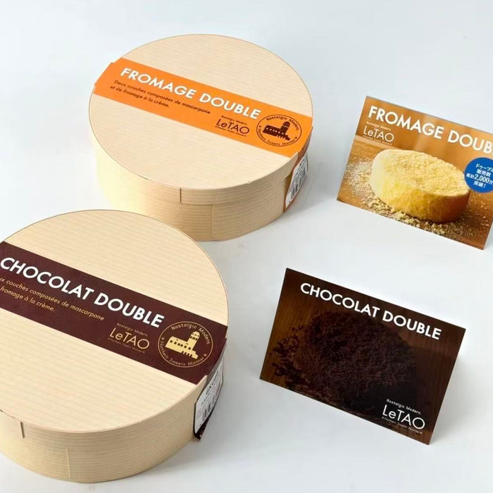 🇯🇵 LeTAO 北海道ドゥーブルチーズケーキコレクション – Fromage Double & Chocolate Double