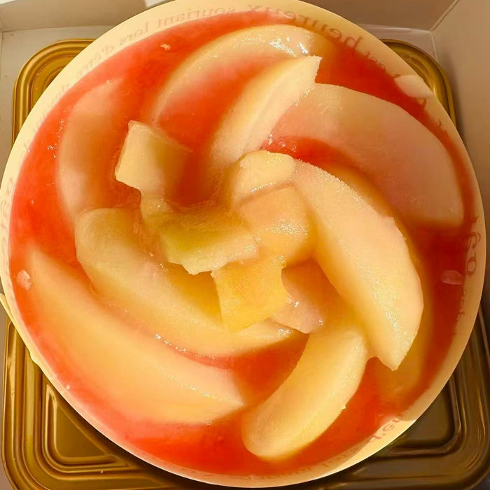 白桃レアチーズケーキ White Peach Rare Cheese Cake – Japanese Premium Dessert 🇯🇵✨