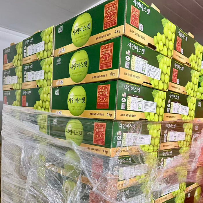 Premium Korean Shine Grapes (1Kg)