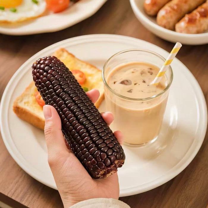 CORN BROTHER Premium Black Glutinous Corn – Sweet Non-GMO Sticky Corn (10pcs)