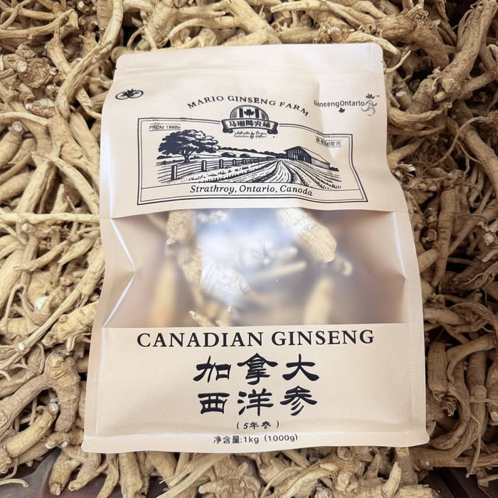 Mario Farm Canadian Ginseng (5-Year-Old) – Ontario Grown