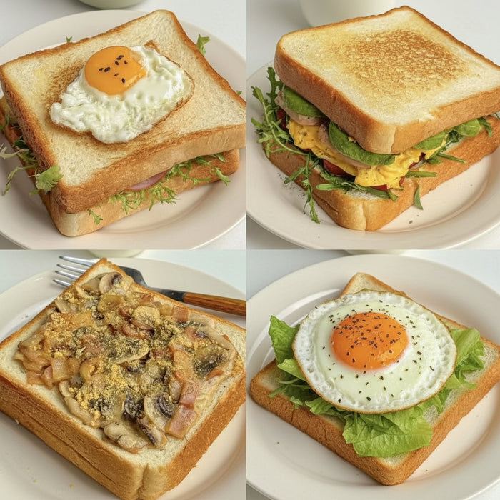 🇯🇵 Frozen Japanese Sliced Bread Toast 🍞❄️ – 6 Slices Per Pack