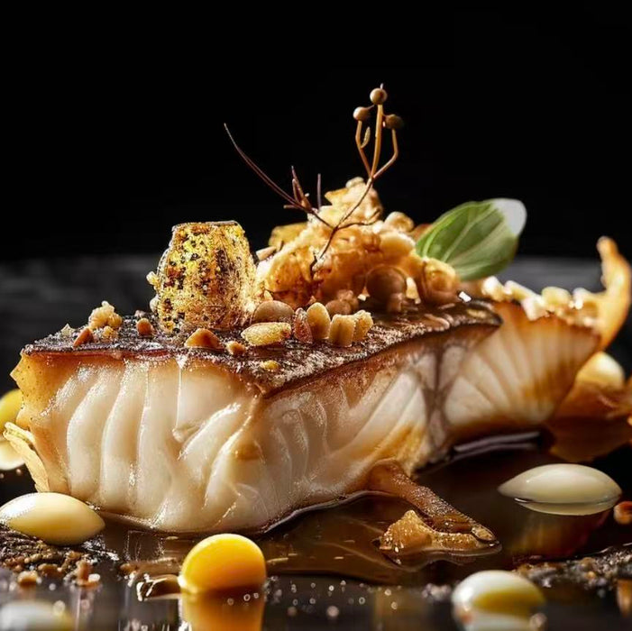 Wild Canadian Frozen Black Cod Steak (Sablefish) – Premium Buttery Ocean Fish 3/4