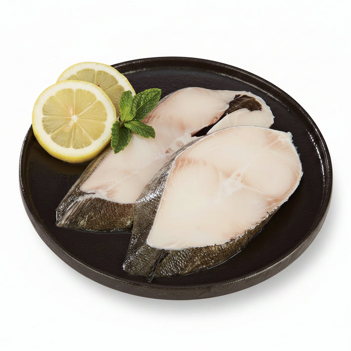 Wild Canadian Frozen Black Cod Steak (Sablefish) – Premium Buttery Ocean Fish 3/4