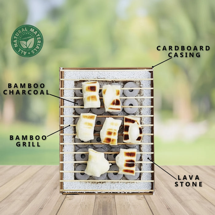 Eco-Friendly Disposable BBQ Grill – 4 Pack Camping Set