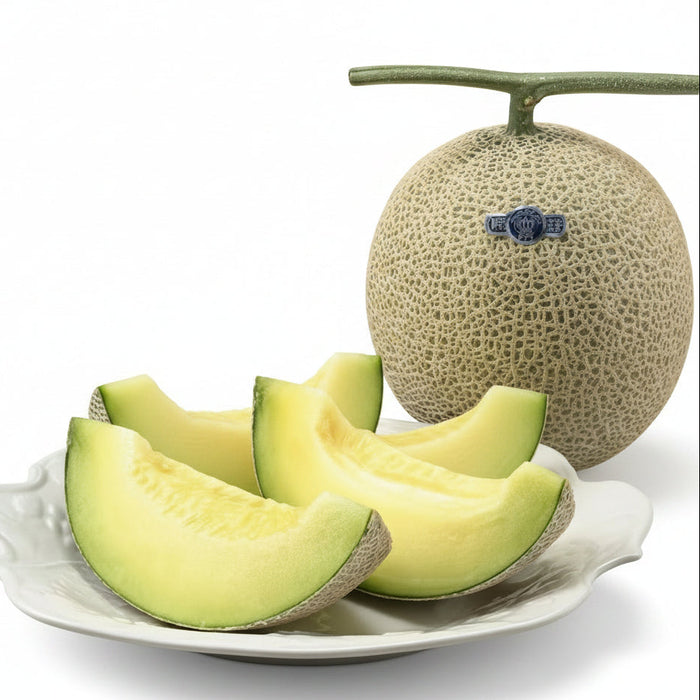 Japan Air-Flown Premium Fruit Shizuoka Crown Melon クラウンメロン 静岗温室
