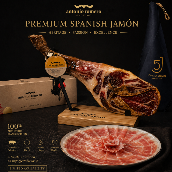 Antonio Jamón Ibérico Premium Ham Set – The Ultimate Spanish Luxury Experience