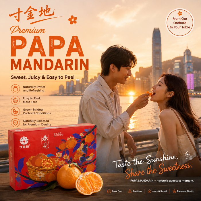 CunJinDi Chun Jian Baba Citrus – Premium Sweet Mandarin 4Kg