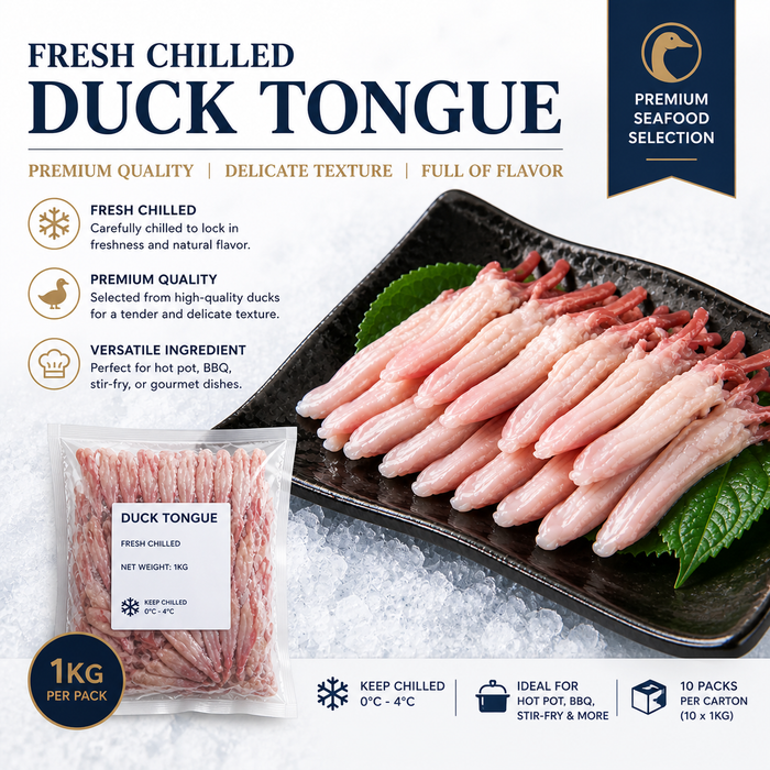 Premium Frozen Duck Tongue – Tender & Flavorful