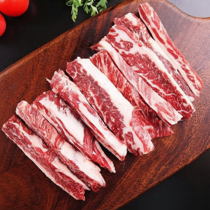 Frozen Grass-Fed Finger Beef Short Ribs/Meat , 2Kg (4.4 lbs)/Bag