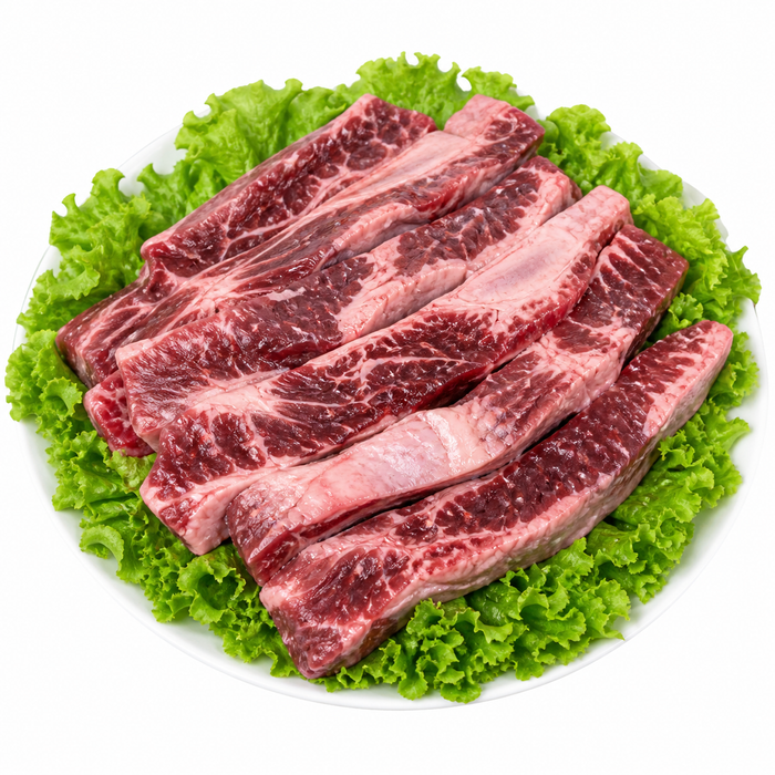 Frozen Grass-Fed Finger Beef Short Ribs/Meat , 2Kg (4.4 lbs)/Bag