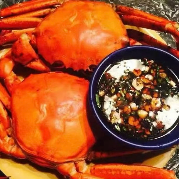 🦀🦞 Atlantic Red Crab & Lobster Combo Fresh Box.