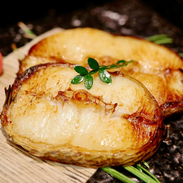 Wild Canadian Frozen Black Cod Steak (Sablefish) – Premium Buttery Ocean Fish 3/4