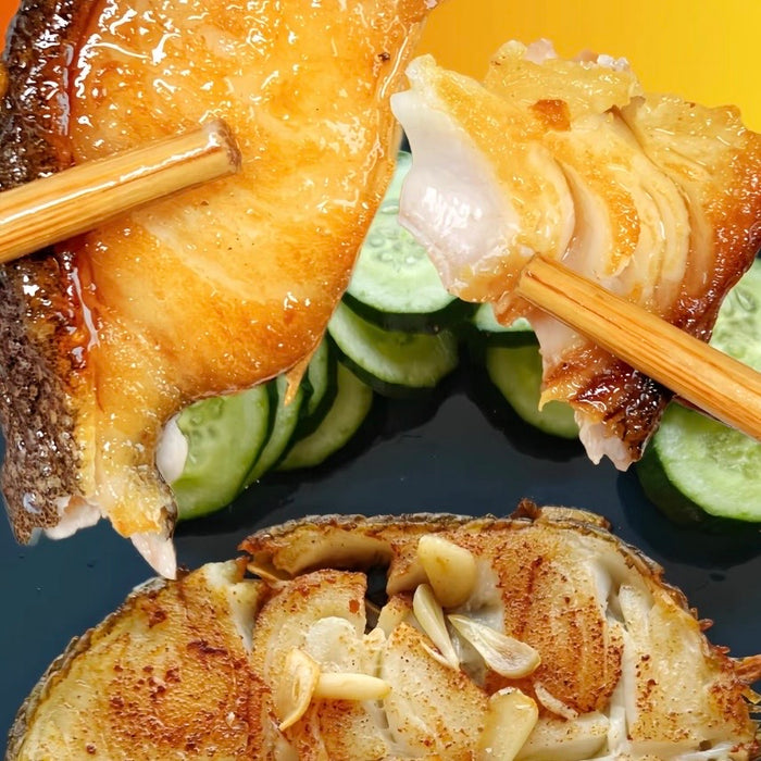 Wild Canadian Frozen Black Cod Steak (Sablefish) – Premium Buttery Ocean Fish 3/4