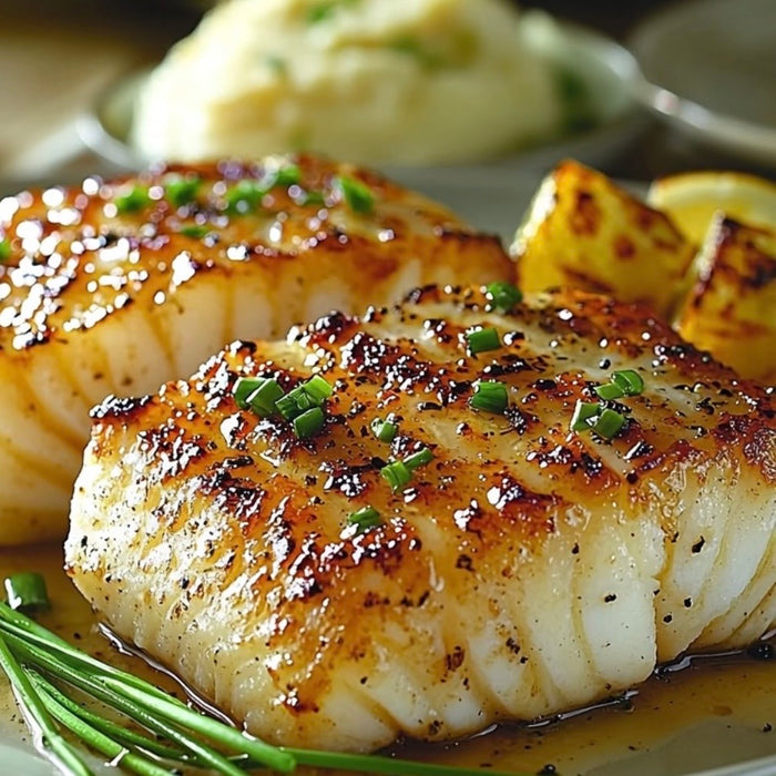 Wild Canadian Frozen Black Cod Steak (Sablefish) – Premium Buttery Ocean Fish 3/4