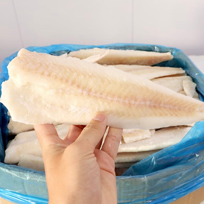 Premium Frozen Haddock Fish Fillets – Skinless, Boneless, J-Cut