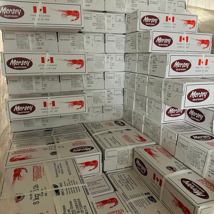 Mersey Wild Canadian Arctic Sweet Shrimp – Cooked & Frozen