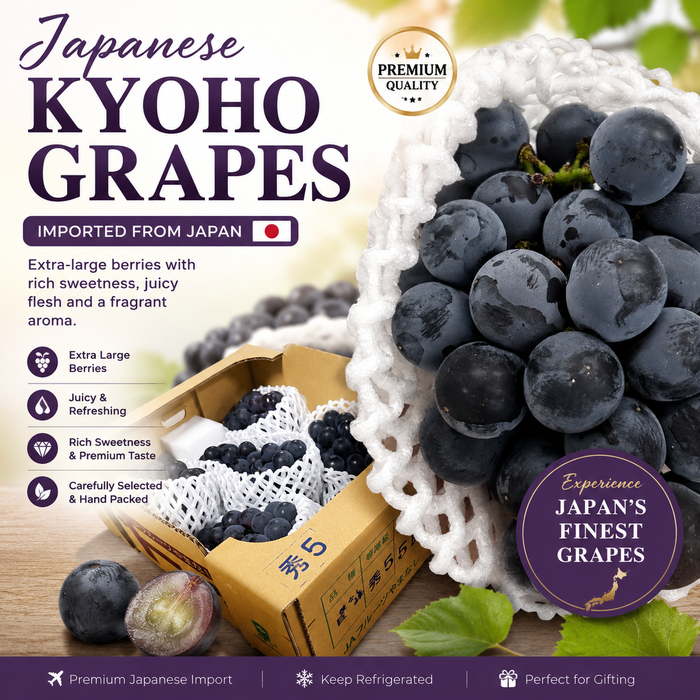 Japan’s Famous Kyoho Grapes Are Here! 🍇🇯🇵 3Kg & 10x300g