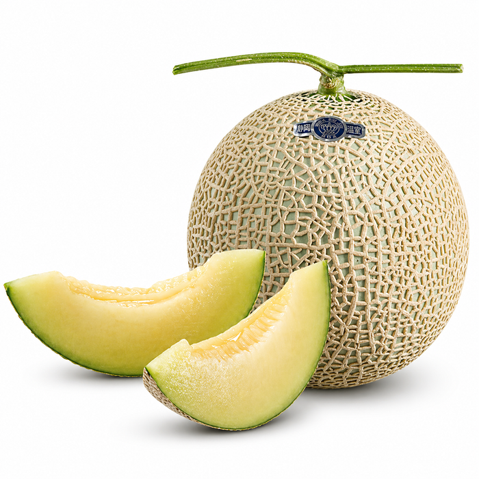 Japan Air-Flown Premium Fruit Shizuoka Crown Melon クラウンメロン 静岗温室