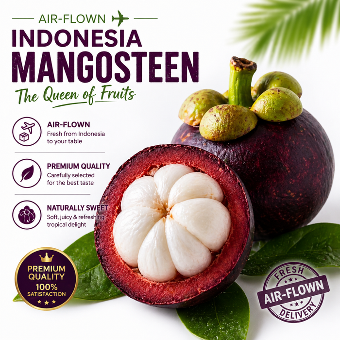 Indonesia Air-Flown Mangosteen – Premium Sweet Tropical Fruit