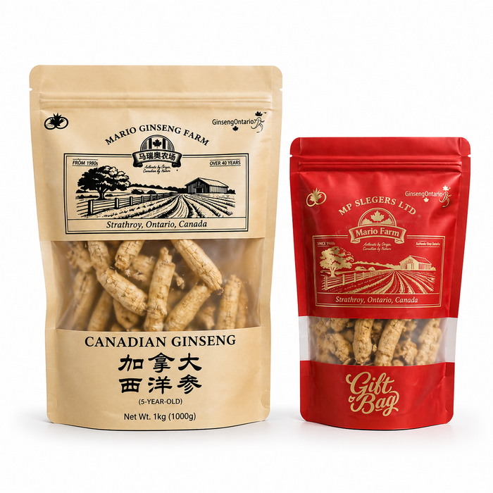 Mario Farm Canadian Ginseng (5-Year-Old) – Ontario Grown