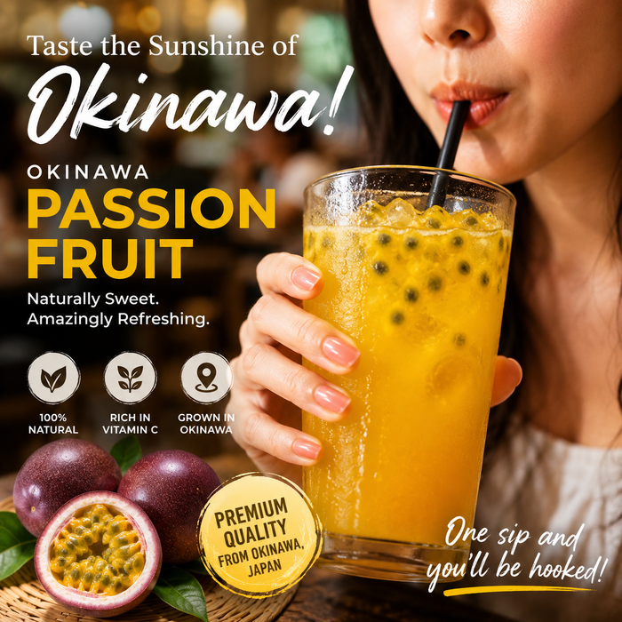 🇯🇵 Okinawan Purple Passion Fruit 沖縄県産パッションフルーツ  1Kg/Box