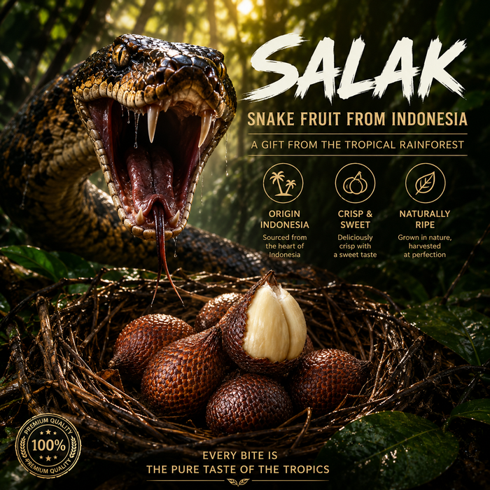 Premium Indonesian Salak Snake Fruit – Exotic Tropical Delight 1Kg/8Kg