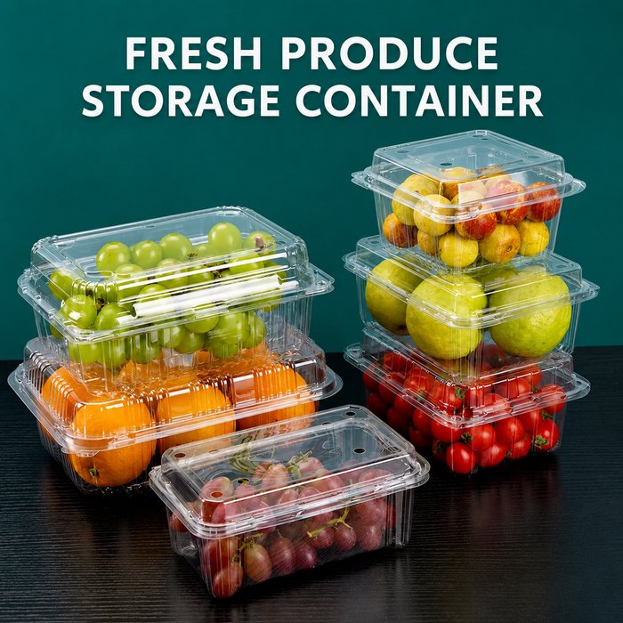 PET Clamshell Food Containers  400pcs/600pcs/Box
