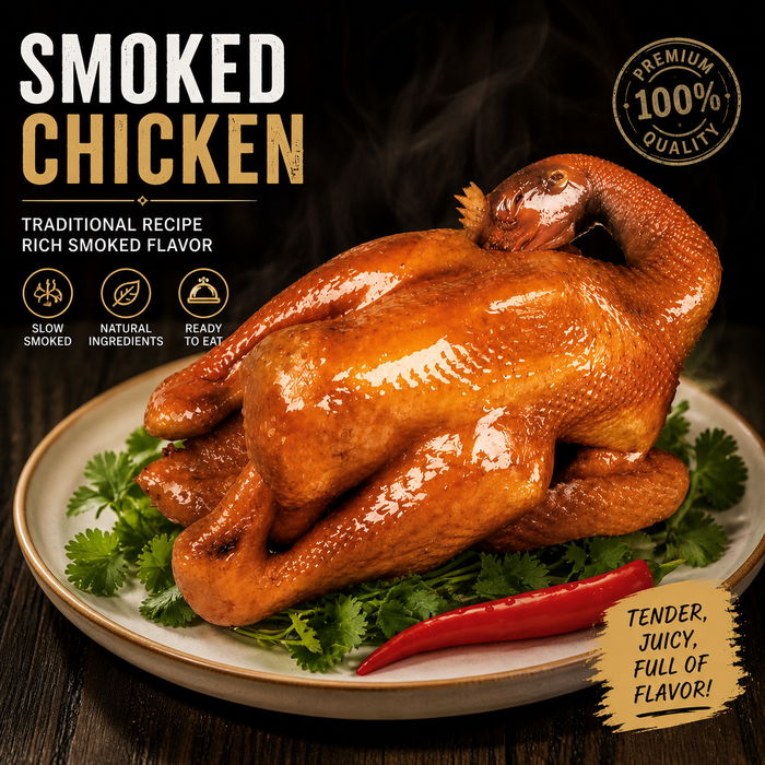 Goubangzi Smoked Chicken. Ready to eat anytime.