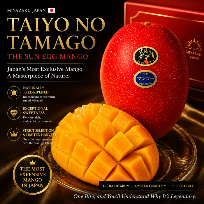 ☀️ The Legendary “Sun Egg-太阳のタマゴ” Mango from Japan