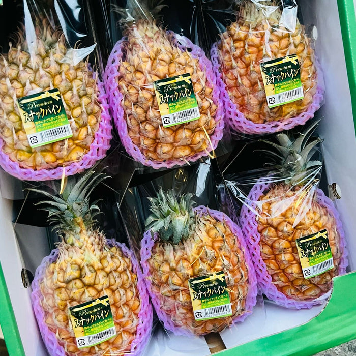 🍍 Okinawa Snack Peach Pineapple 沖縄スナックパイン – Sweet, Juicy & Easy to Peel 🇯🇵
