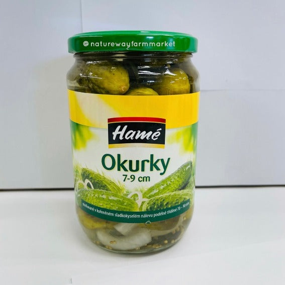 CZ_ Uhorky Teer 7-9 Pickled Cukes 680gX8 (No Shipping, Pick up or delivery only)