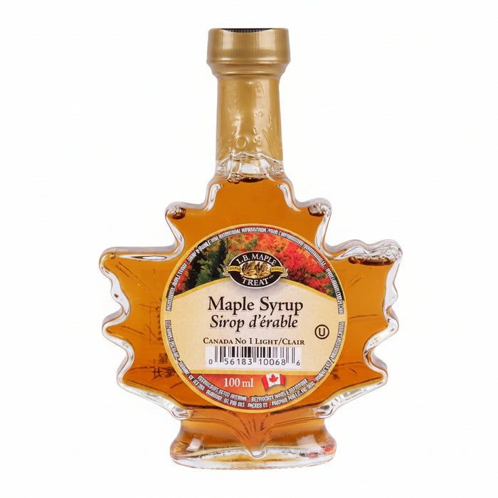 Pure Canadian Maple Syrup – Maple Leaf Bottle 100ml